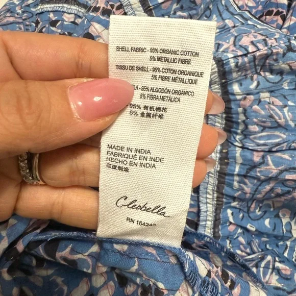 Cleobella Cora Mini Paisley Dress Womens Large - Picture 12 of 12